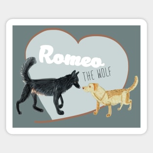 Romeo The Wolf And Juliet Sticker